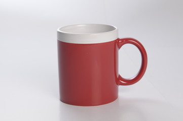 Coffee mug object isolated in white