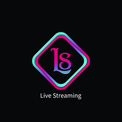 Live streaming icon, vector isolated illustration. Social media web banner