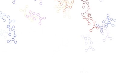 Light Purple vector backdrop with artificial intelligence data.