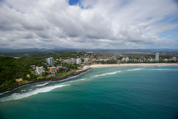 Fototapeta premium Aerial image of the Gold Coast