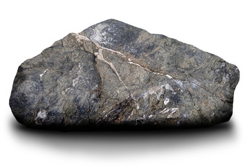 Fototapeta premium stones white background, Clipping path