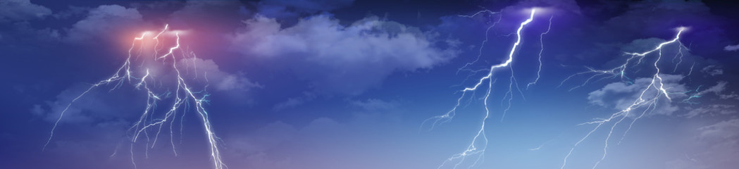 Blue sky with white clouds