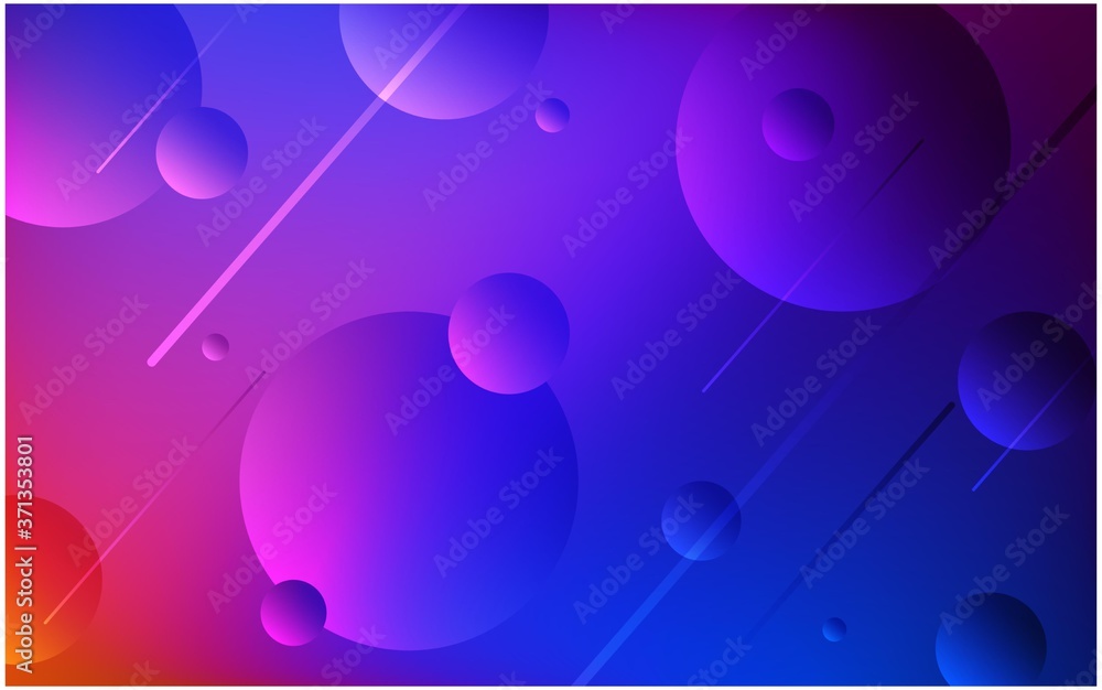 Poster light blue, red vector backdrop with dots. beautiful colored illustration with blurred circles in na