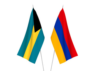 Armenia and Commonwealth of The Bahamas flags