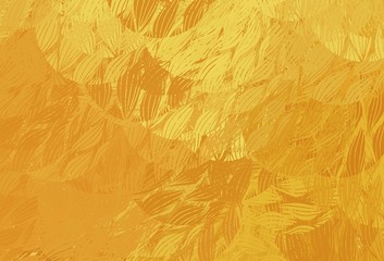 Light Red, Yellow vector pattern with random forms.