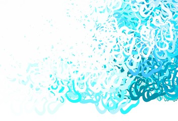 Fototapeta premium Light Pink, Blue vector template with bent lines.