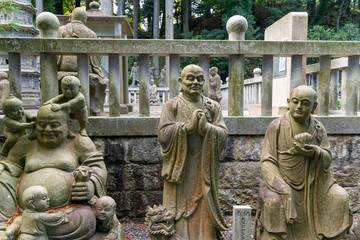 Naklejka premium 日本の太龍寺の地蔵