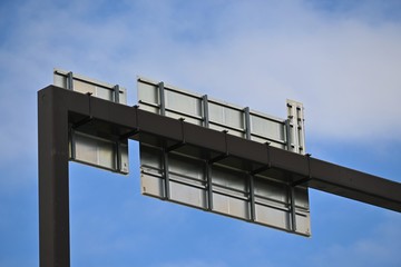 Freeway sign abstract