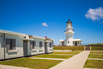 Cape Santiago Lighthouse in New Tapei city, Taiwan