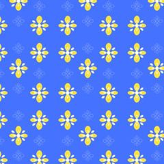 seamless pattern with flowers