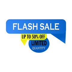 Modern trendy Sale banner template design. Up to 50% off. Eps 10 vector illustration