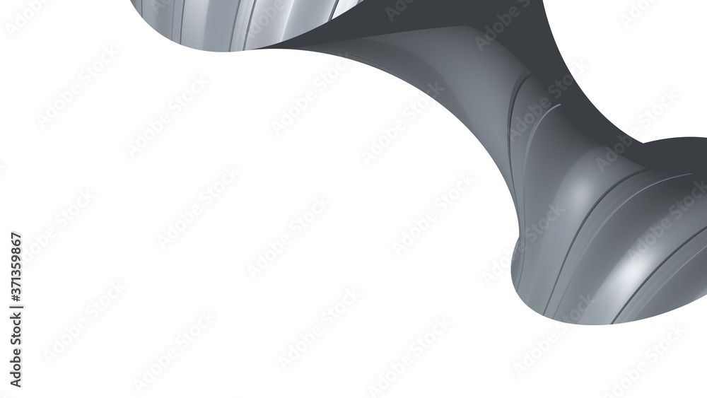 Poster 3d illustration of a textured background in slate gray color and white with circles for document and