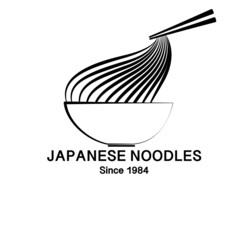 noodles logo balck and white minimal style, vector illustration