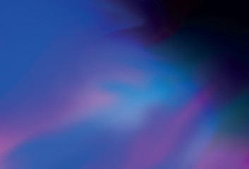 Dark Pink, Blue vector glossy abstract backdrop.