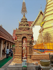 Fototapeta premium Within Wat Phra That Cho Hae is an ancient sacred temple to worship of Phrae province in Thailand