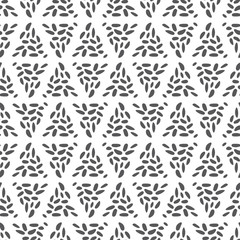 Abstract triangle pattern design. Vector geometric seamless textured repeat.