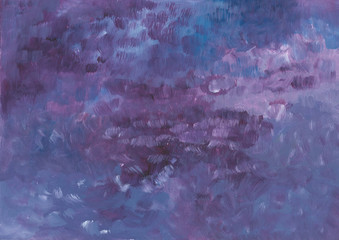 Purple watercolor texture. High resolution oil painted texture for design. Seamless texture. There is blank place for your text, textures design art work or skin product.