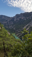 Fototapeta premium gorges du verdon, lac de sainte-croix