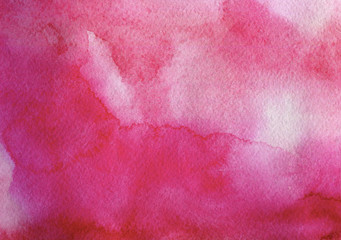 Red watercolor texture for design and text. High resolution oil painted texture, backdrop.  There is blank place for your text, textures design art work or skin product.
