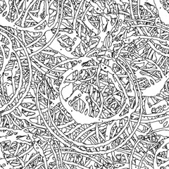 Abstract monochrome seamless background. Grunge texture repeating