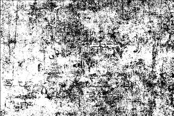 Obraz na płótnie Canvas Grunge background black and white. Texture of chips, cracks, scratches, scuffs, dust, dirt. Dark monochrome surface. Old vintage vector pattern.