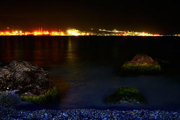 Commercial sea port. Novorossiysk.