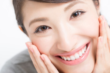 Obraz premium 笑顔の女性