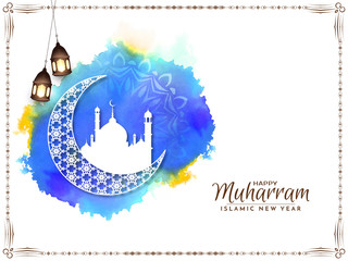 Religious Happy Muharram islamic background