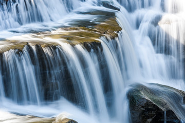 Fototapeta na wymiar Close-up waterfall, Shifen Waterfall, New Taipei, Taiwan.