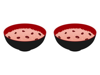 ささげとあずきの違い（赤飯）