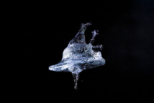 The Moment of the Water Explosion