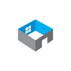 interior logo , abstract house logo
