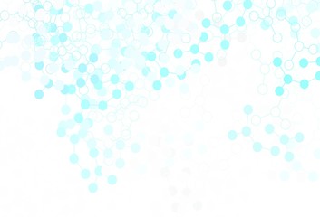 Light Green vector pattern with artificial intelligence network.