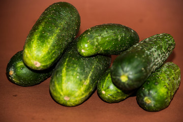cucumbers on a plate