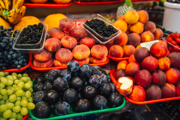  fresh fruits at the farmers market