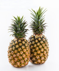 pineapple on white background