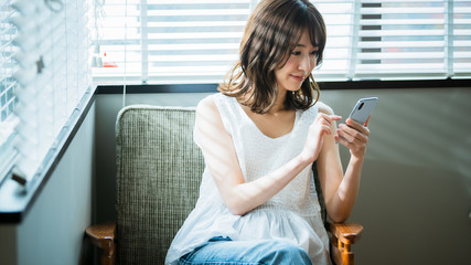 スマートフォン・女性