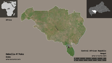 Ombella-M'Poko, prefecture of Central African Republic,. Previews. Satellite