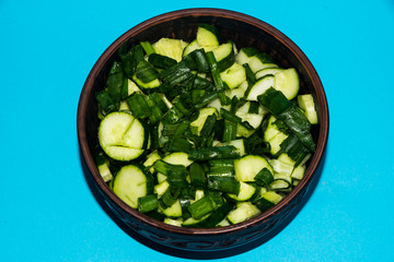 cucumber in a bowl