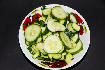 cucumber and tomato salad