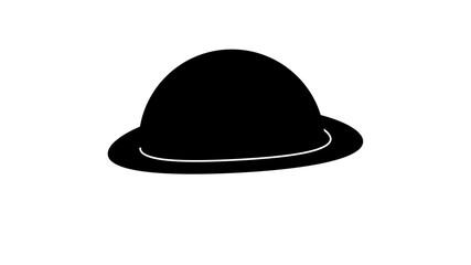 Small hut icon isolated on white background.