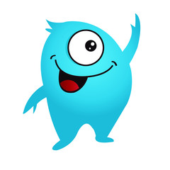 Mascotte monstre
