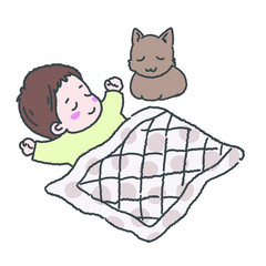 気持ちよさそうに眠る赤ちゃん