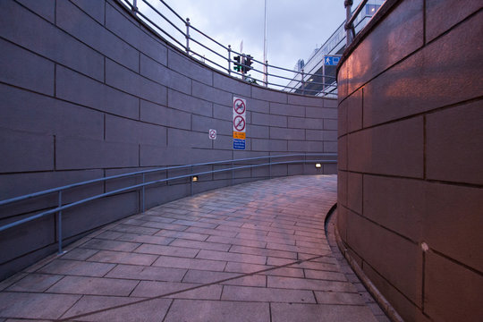 5 June 2008, Singapore: Pedestrian Underpass Pathway.