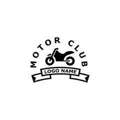 Motorcycle Icon Vector Design Template