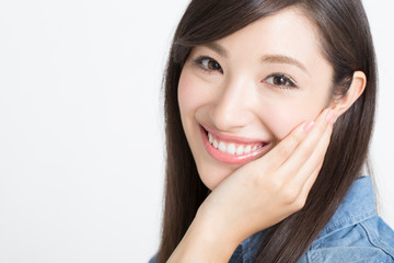 Fototapeta premium 笑顔の女性