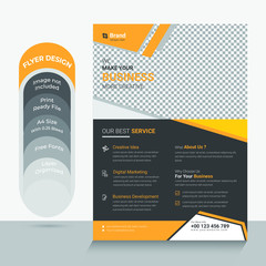 Business Flyer Corporate Flyer Template Geometric shape Flyer Circle Abstract Colorful concepts