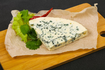 Blue cheese slice