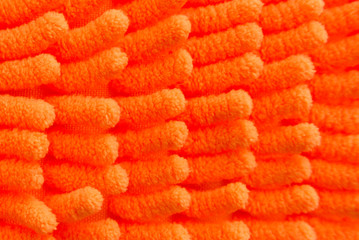 orange shaggy texture
