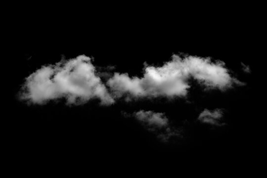 White cloud object for nature design summer background.